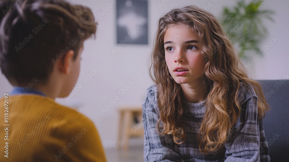 A child therapist working with a child to practice role-playing scenarios as part of a therapeutic activity to address behavioral challenges A child therapist working with a child to practice role-playing scenarios as part of a therapeutic activity to address behavioral challenges