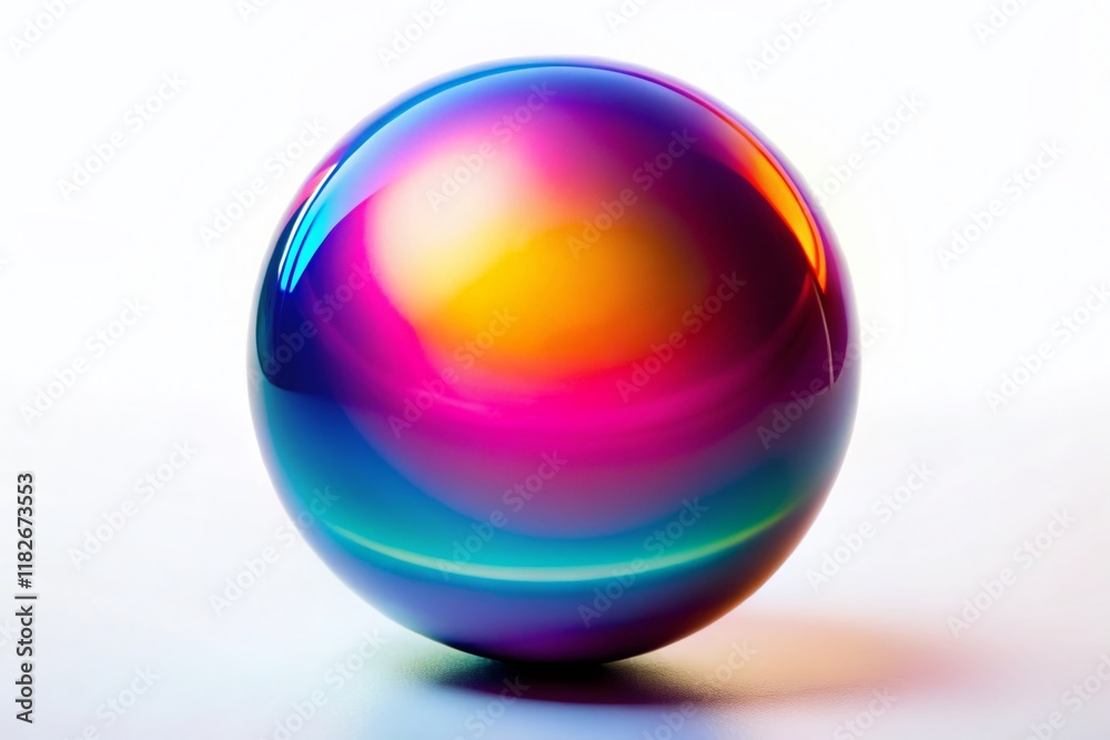 Abstract Gradient Sphere Silhouette, Colorful Ball, Isolated White Background, Design Element Abstract Gradient Sphere Silhouette, Colorful Ball, Isolated White Background, Design Element