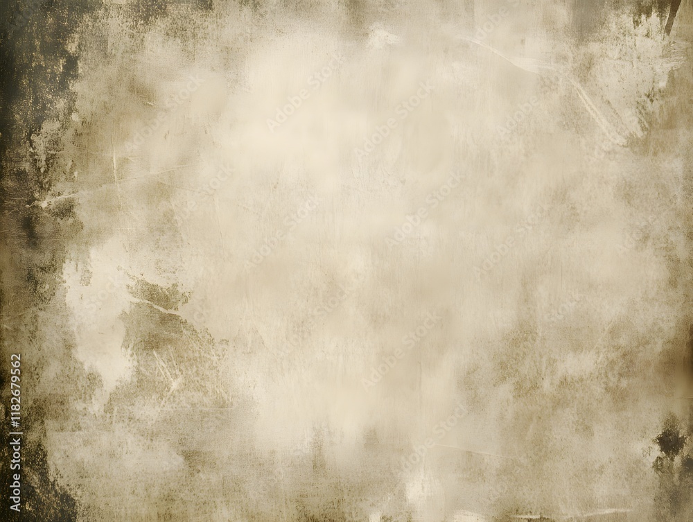 Fototapeta premium Grainy photo paper texture with slight sepia discoloration