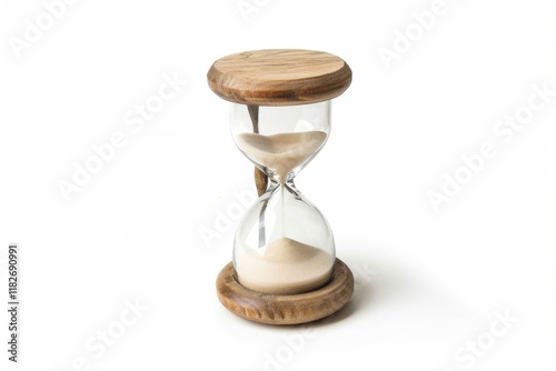 Elegance in motion: an hourglass design symbolizing the essence of time