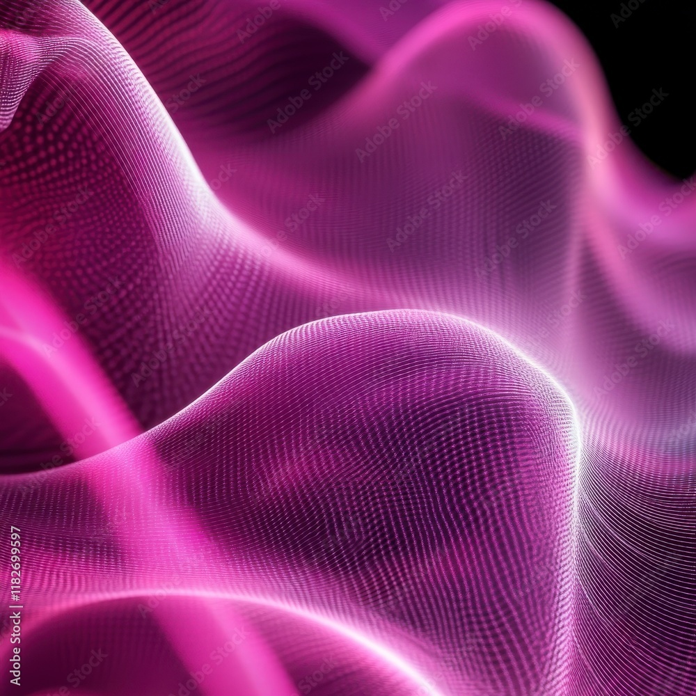 Abstract Science Visualization: Dynamic Wave Patterns in a Network Structure Abstract Science Visualization: Dynamic Wave Patterns in a Network Structure