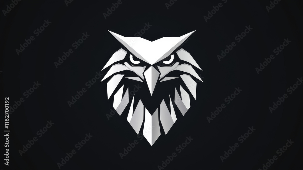 Obraz premium Vector logo hawk