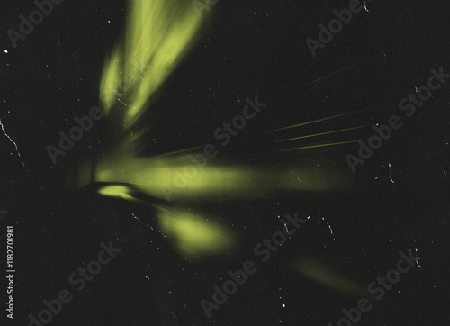 Dusty scratched Abstract green tones Backgound Photo Overlay, Screen Mode for Vintage Retro Looking, Light Leaks Color, Trend Design Creative Defocused Effect, Blurred Glow Vintage grain and noise photo
