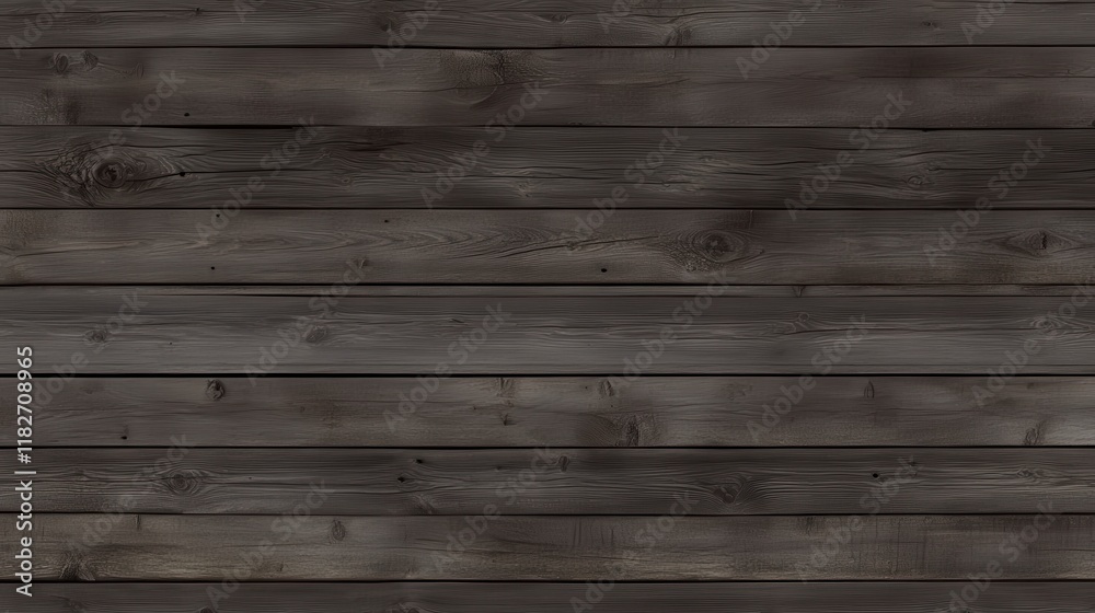 Obraz premium Dark Gray Wood Plank Background. Rustic Wooden Wall Texture. Natural Wood Grain Pattern for Interior Design.