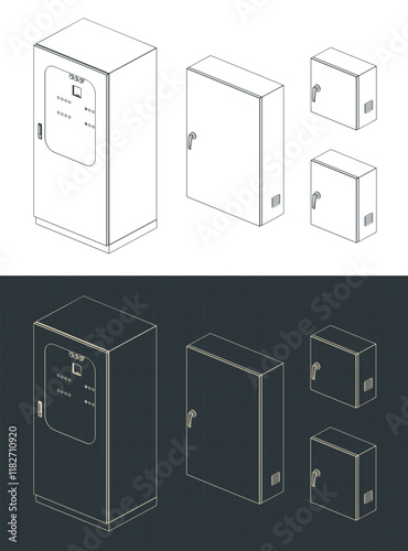 Electrical panels blueprints