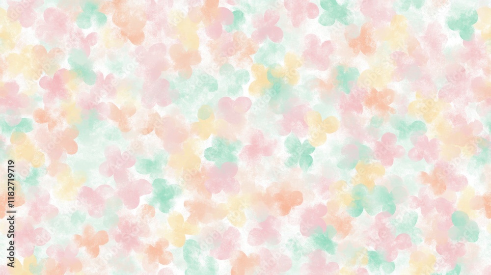 Delicate Pastel Floral Pattern for Backgrounds Delicate Pastel Floral Pattern for Backgrounds
