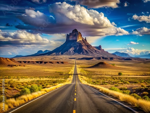 Agathla Peak & Highway 163: Endless Arizona Road Trip - Dramatic Landscape Photography photo