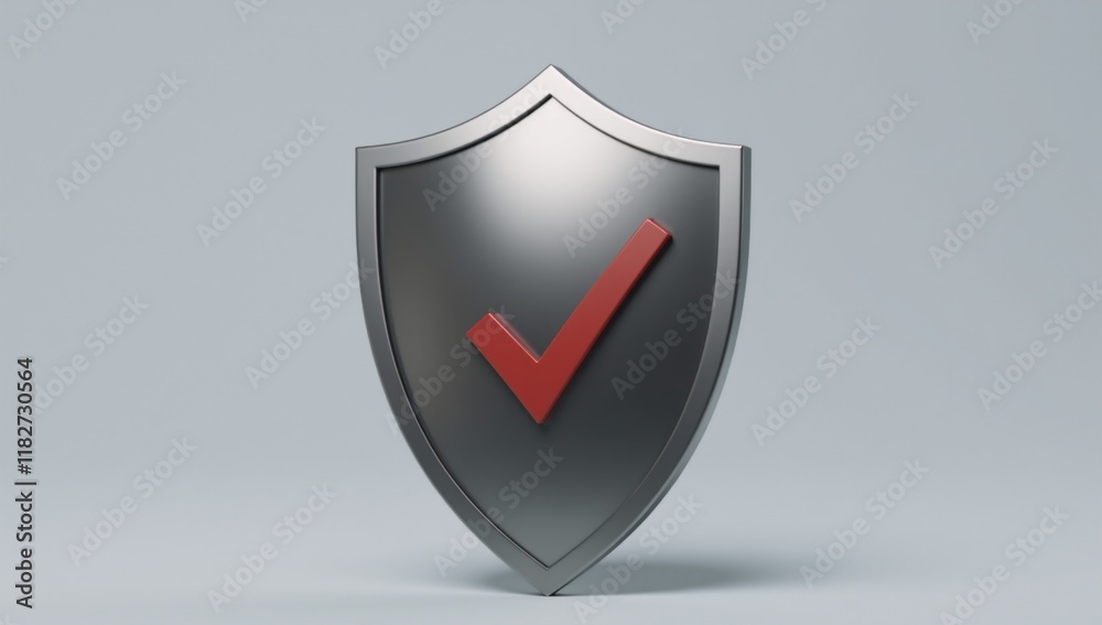 Shield emblem with checkmark signifying trust safety and dependability suitable for cybersecurity QA and confidentiality topics Shield emblem with checkmark signifying trust safety and dependability suitable for cybersecurity QA and confidentiality topics