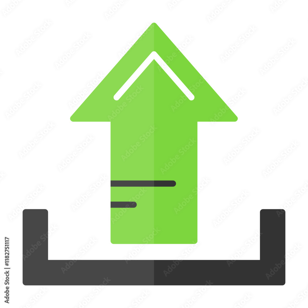 Upload Flat Style Icon