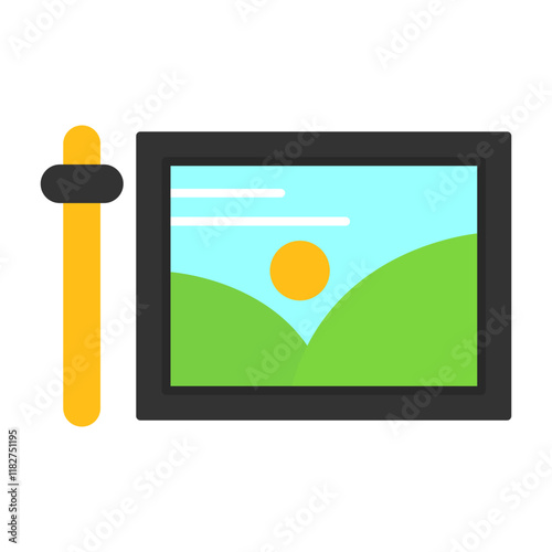 Edit Flat Style Icon
