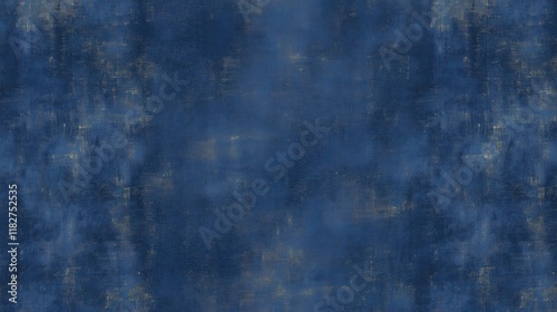 Navy blue textured background with subtle golden highlights and misty tones