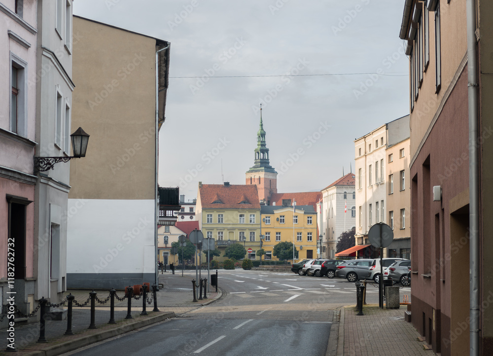 Town Square (Rynek Miejski w Śremie) of Śrem, Wielkopolska, Poland