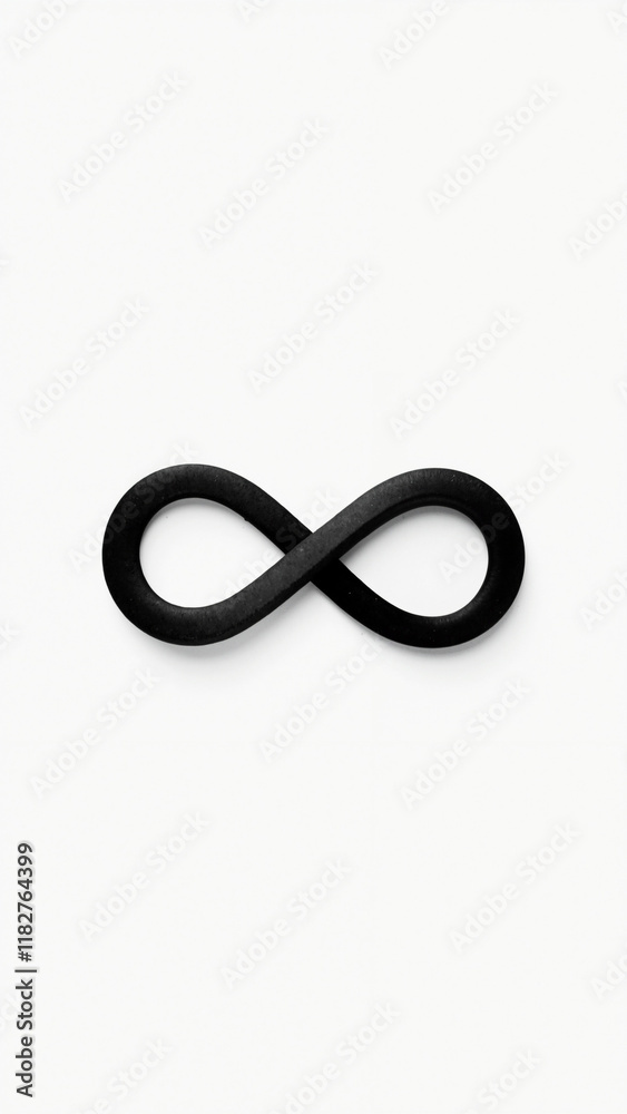 Sleek Black Infinite Symbol on White Background: Versatile for Branding, Marketing, and Digital Projects Sleek Black Infinite Symbol on White Background: Versatile for Branding, Marketing, and Digital Projects