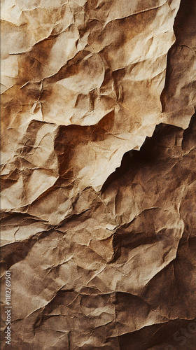 the poster background uses a highend brown color as the main color and the solid color covers the whole picture without any extra elements interfering with the line of