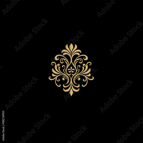 Logo Picture Luxurious Monogramstyle High-End