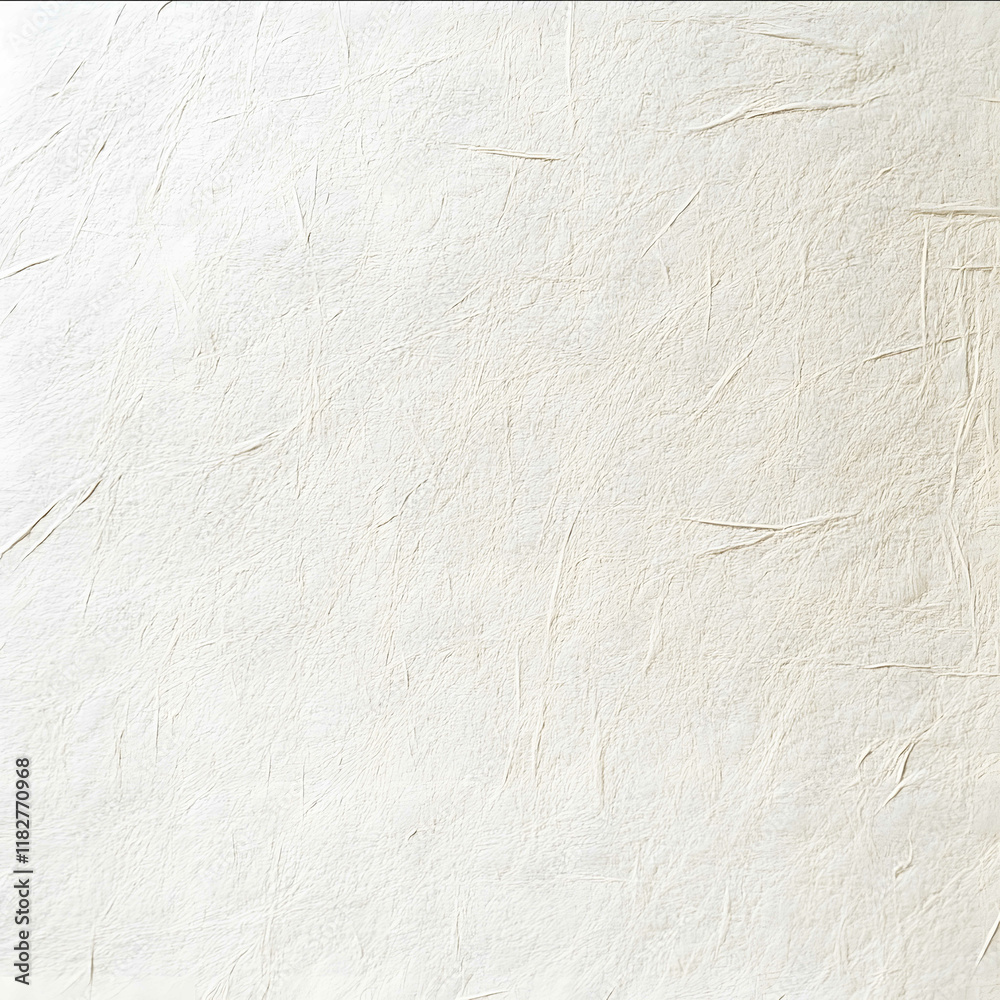 A soft and subtle ivory background with the delicate texture of traditional hanji paper The surface showcases faint natural fibers and gentle irregularities creating a A soft and subtle ivory background with the delicate texture of traditional hanji paper The surface showcases faint natural fibers and gentle irregularities creating a
