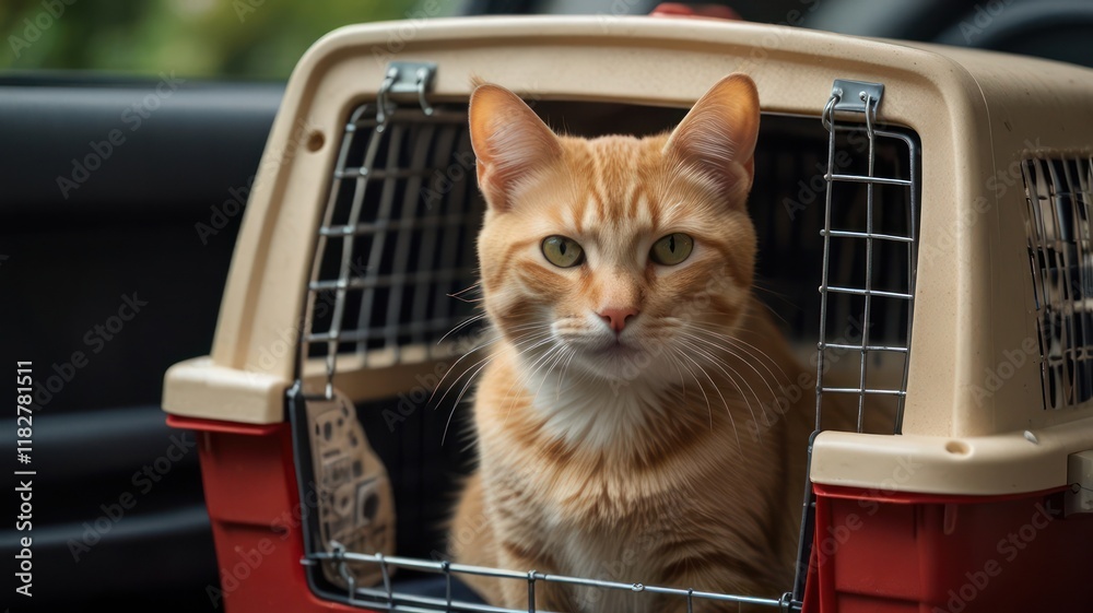 cat in the car