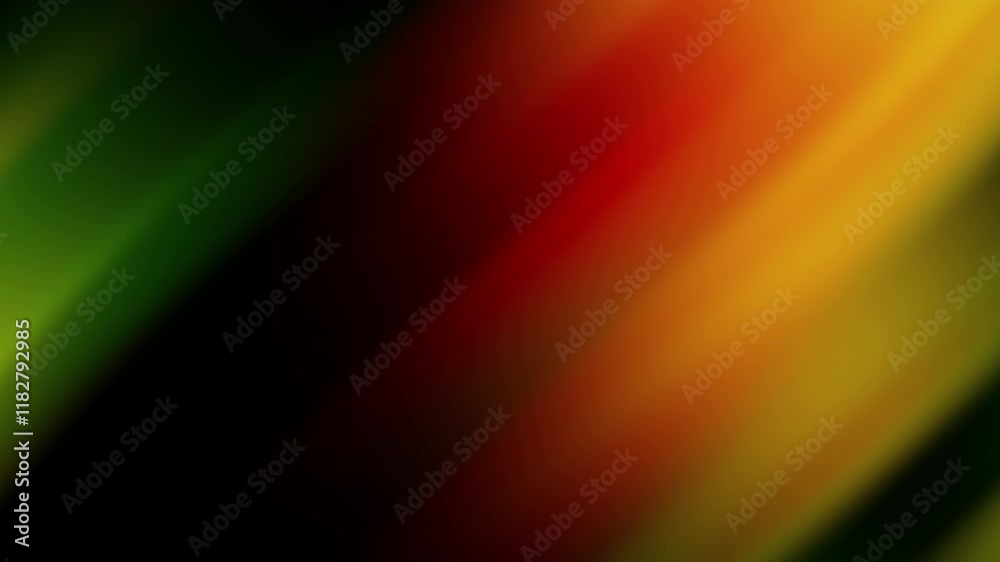 Red, green, and black diagonal streaks in motion create abstract art, making it suitable for backgrounds