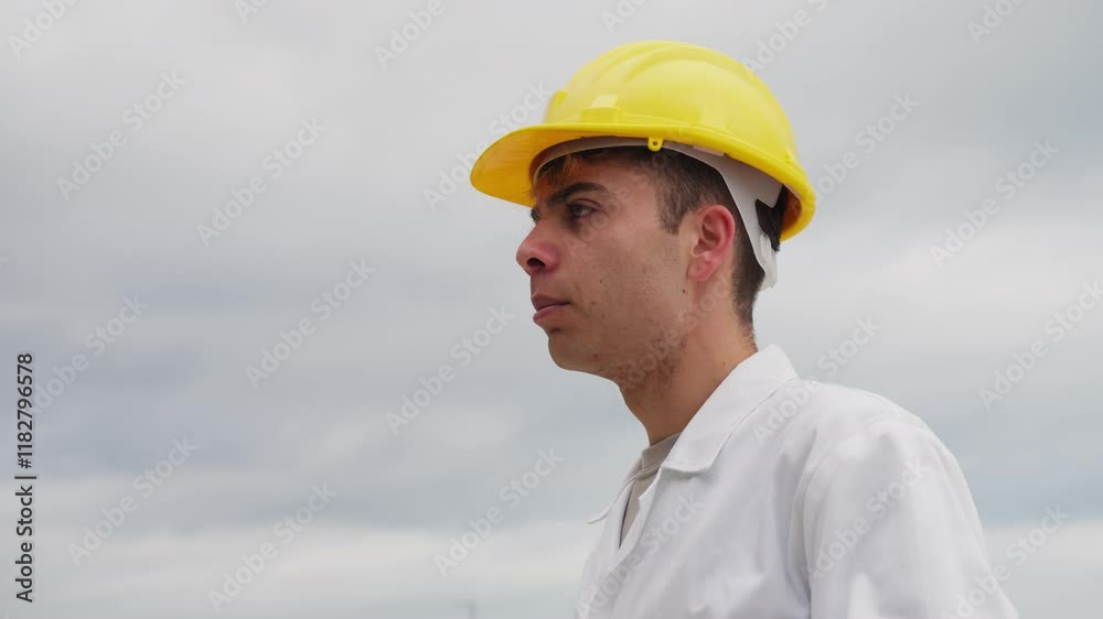 Engineer Angry About Bad Work Done By Workers Nervously Scolding Them On Beach Engineer Angry About Bad Work Done By Workers Nervously Scolding Them On Beach
