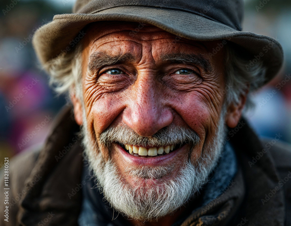 A happy brazilian old man A happy brazilian old man