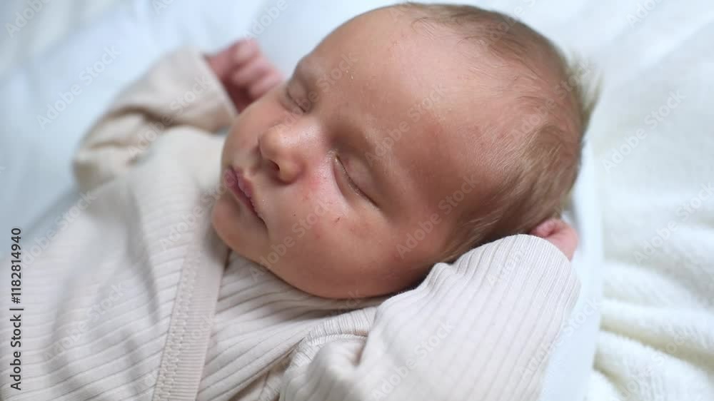 newborn baby, 23 days old, sleeping. newborn baby, 23 days old, sleeping.