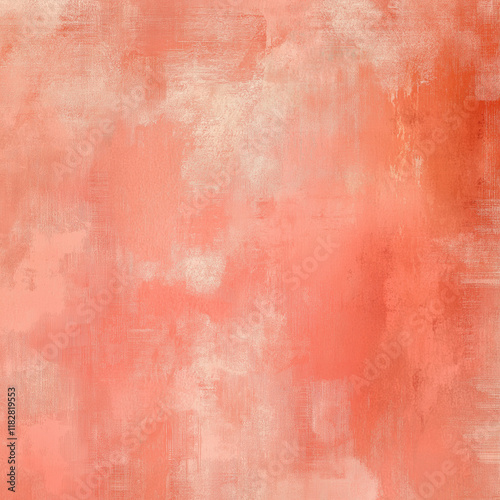 Tranquil Coral Canvas with Subtle Organic Texture