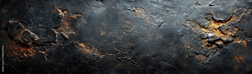 Fototapeta premium black chalkboard background textured dark moody classroom grunge abstract