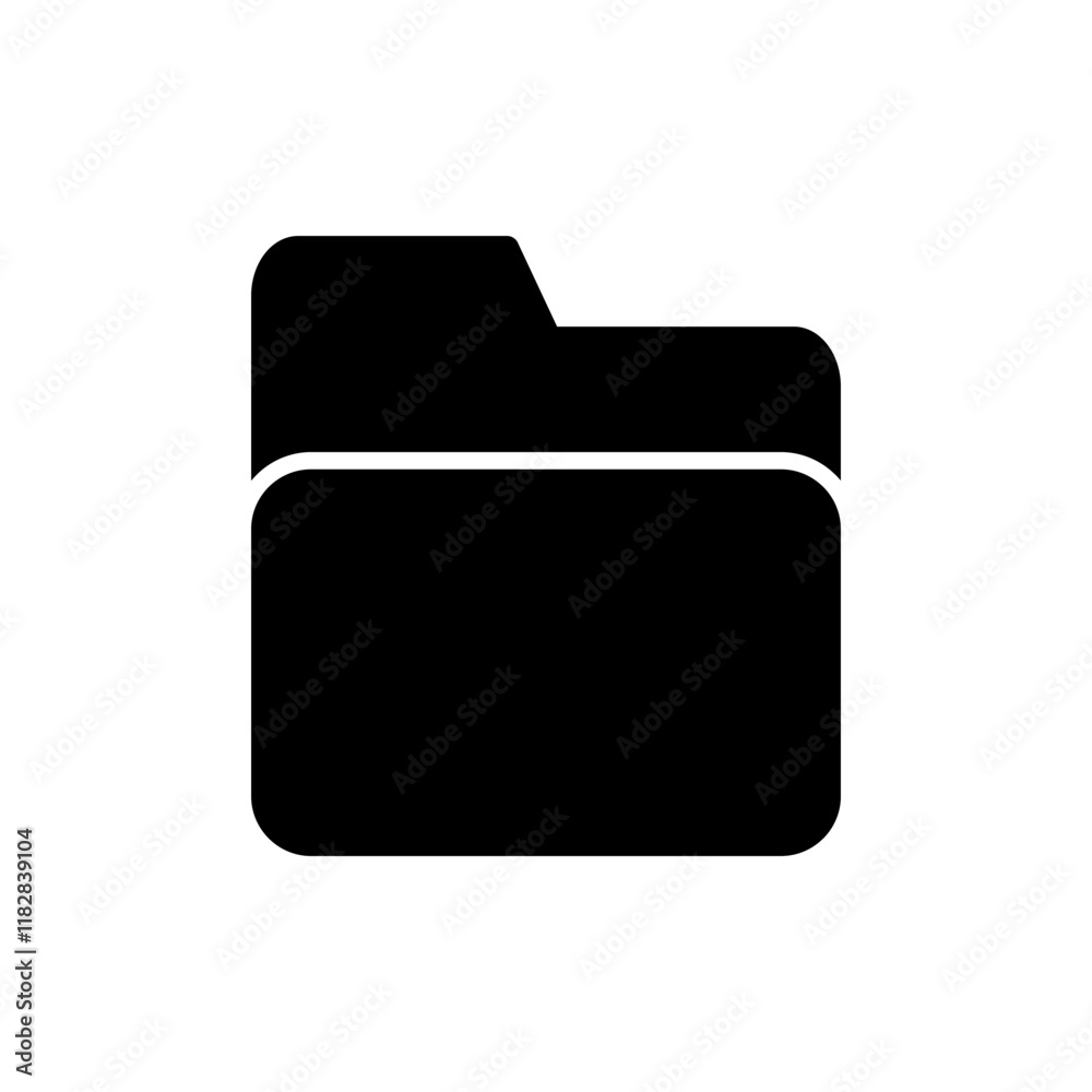 Folder icon vector illustration. folder sign and symbol Folder icon vector illustration. folder sign and symbol