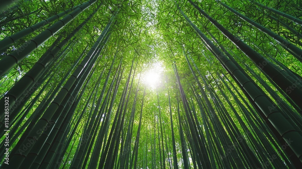 Monument cultural and iconic, A serene view of tall bamboo stalks reaching towards the sky, with sunlight filtering through the lush green canopy above. Monument cultural and iconic, A serene view of tall bamboo stalks reaching towards the sky, with sunlight filtering through the lush green canopy above.