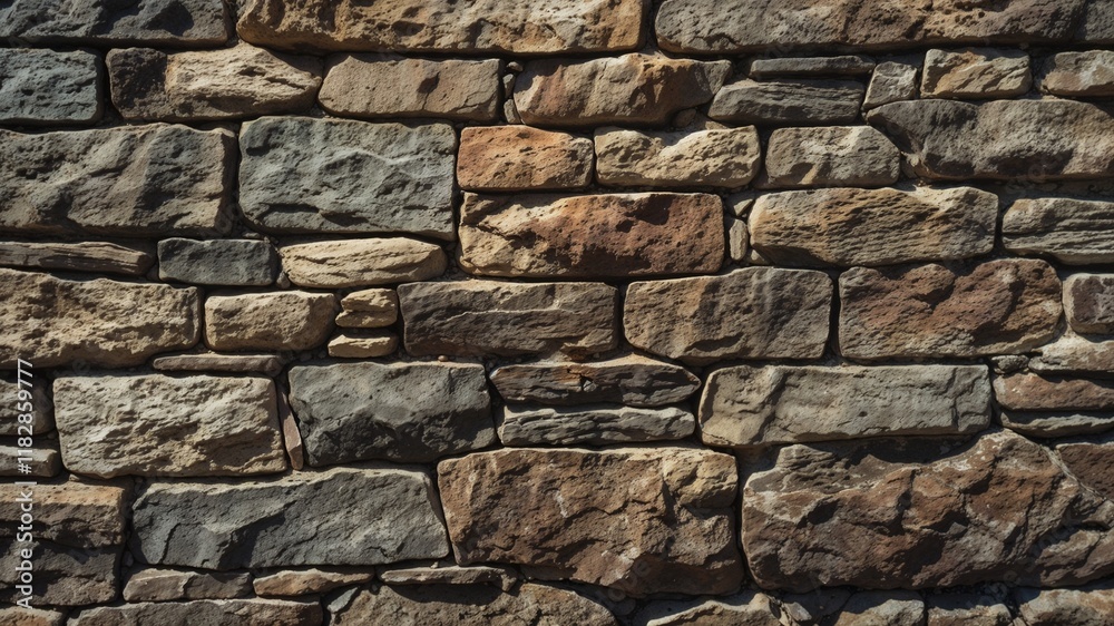 Obraz premium Rustic Stone Wall Texture