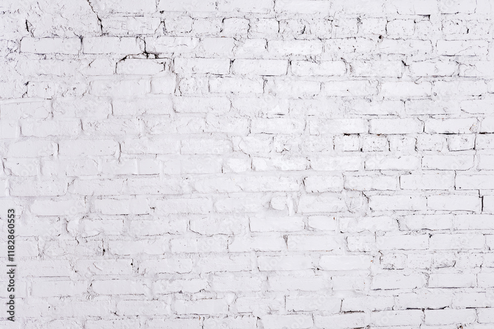 Painted bright white brick wall texture background Painted bright white brick wall texture background