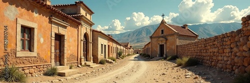 Blanco y desgarrado pergaminos antiguos en el aire, , desgarrados, arte antiguo photo