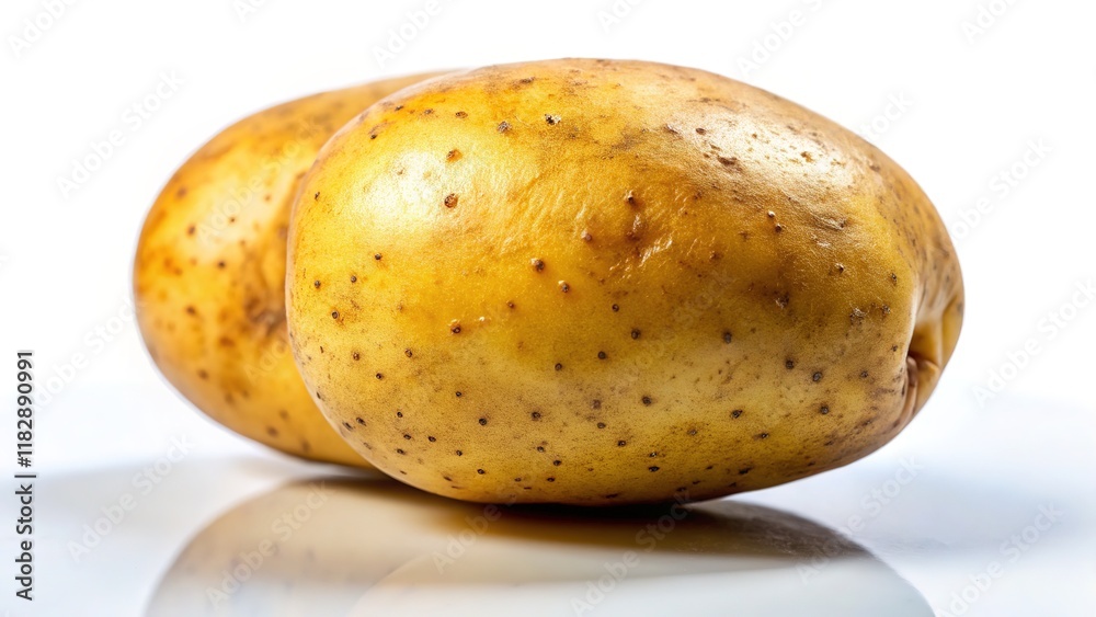 Potato Close-Up, High Definition, Vibrant Colors Potato Close-Up, High Definition, Vibrant Colors