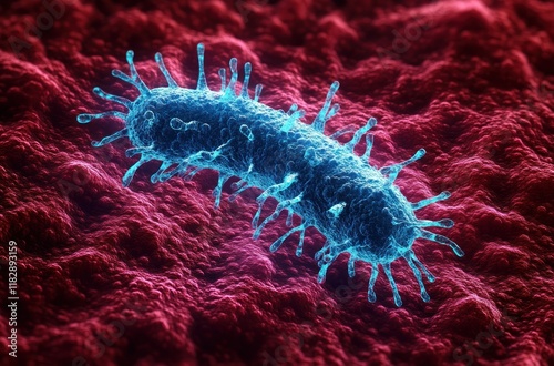 Bacterial Outbreak Infection and Symptoms of Foodborne Illness Caused by Listeria Microorganism photo