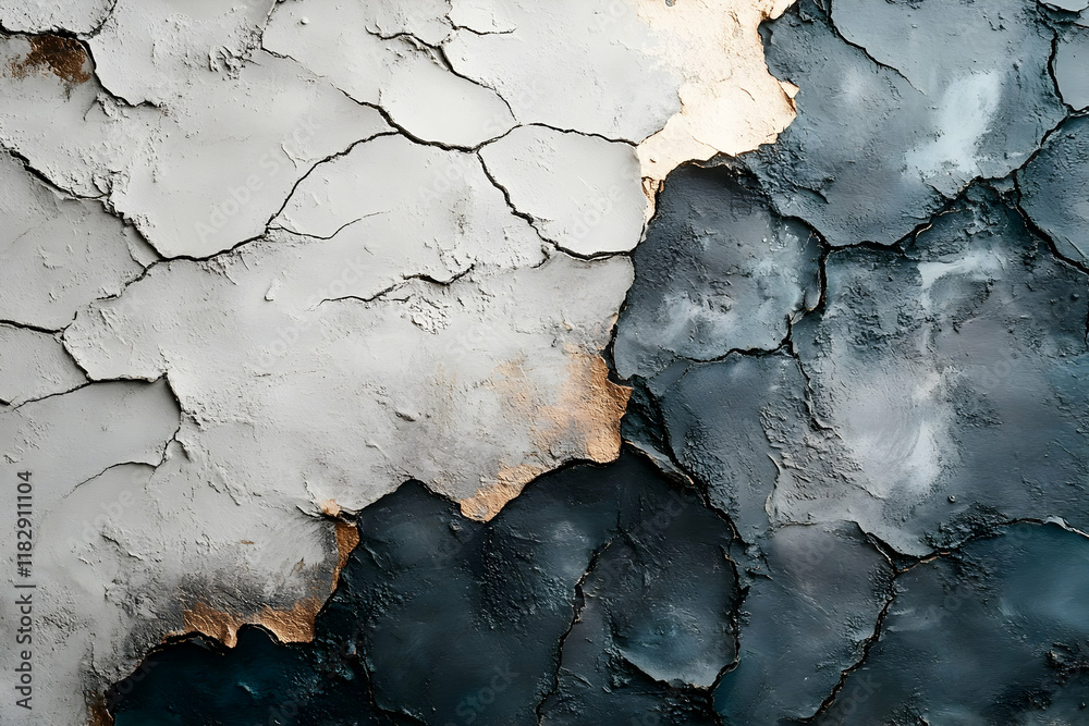 Cracked Grey and Black Abstract Texture Cracked Grey and Black Abstract Texture