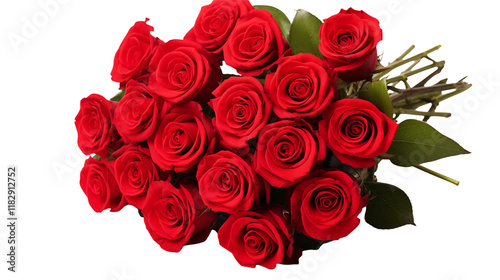 Wallpaper Mural A stunning bouquet of red roses, perfect for Valentine's Day, anniversaries, or any romantic occasion.  High-resolution image ideal for greeting cards, websites, or social media. transparency backgrou Torontodigital.ca