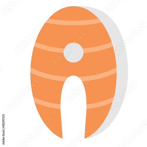 salmon fillet icon