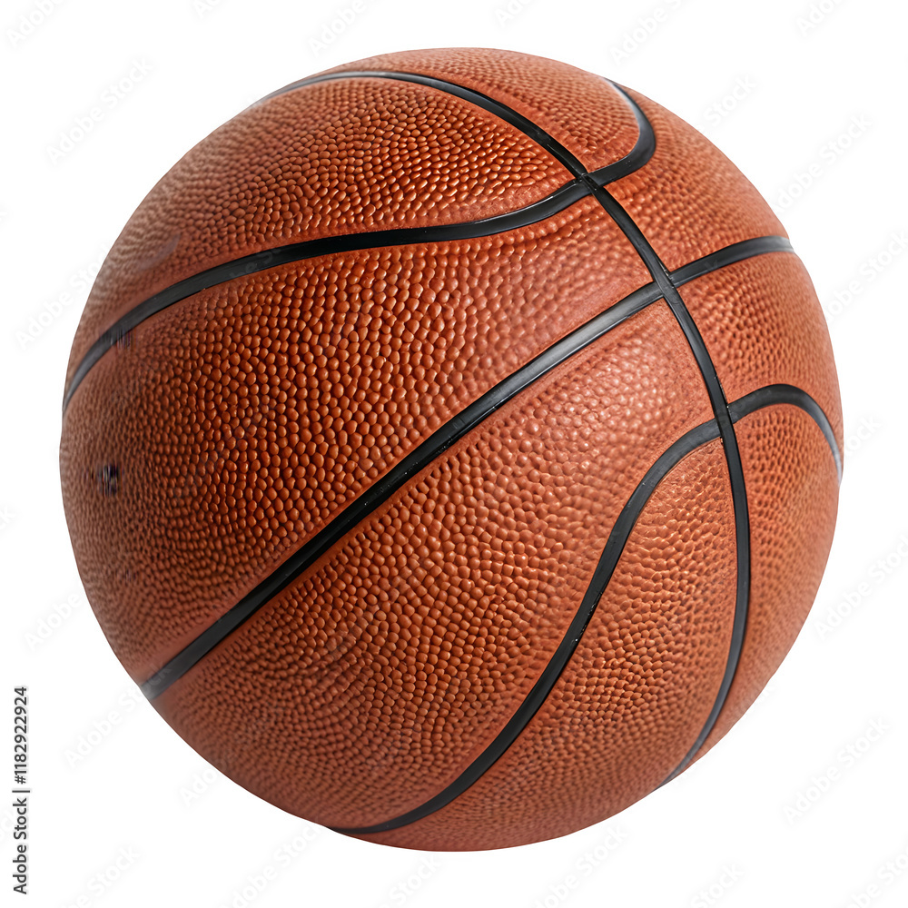 Fototapeta premium basketball ball isolated on white