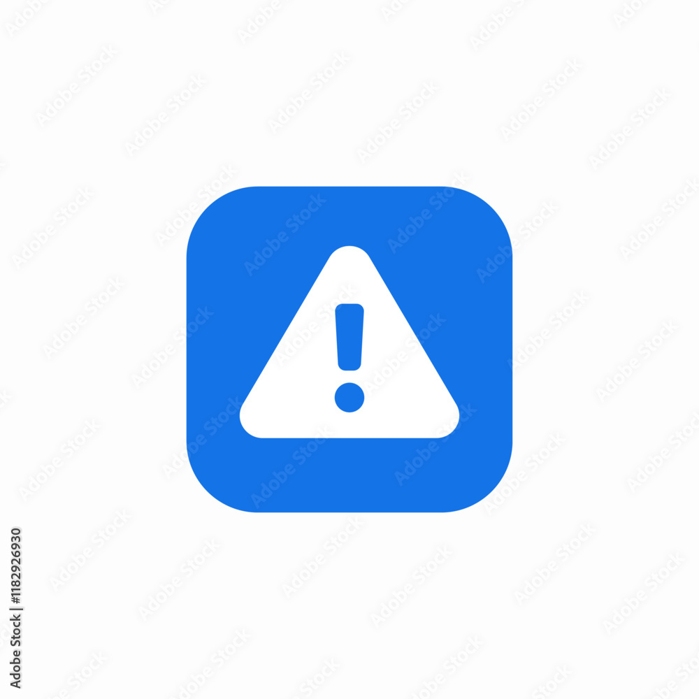 exclamation mark triangle icon sign vector exclamation mark triangle icon sign vector