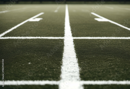yard football sport athletic line field grass green white turf artificial astro american