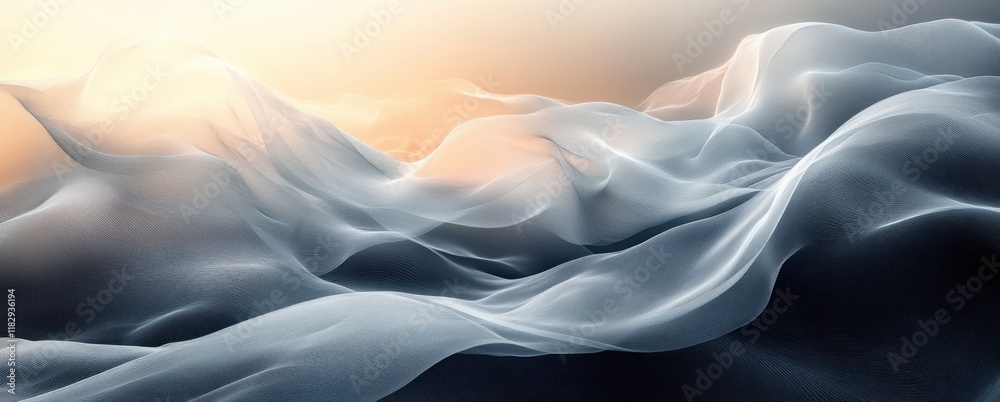 Obraz premium Minimalist Abstract Gray Gradient Background with Texture and Depth