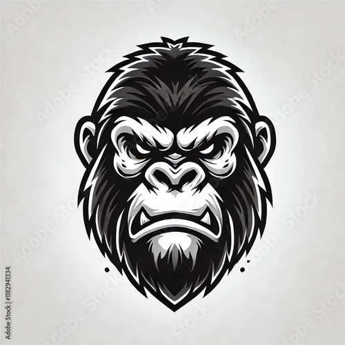 gorilla head logo photo