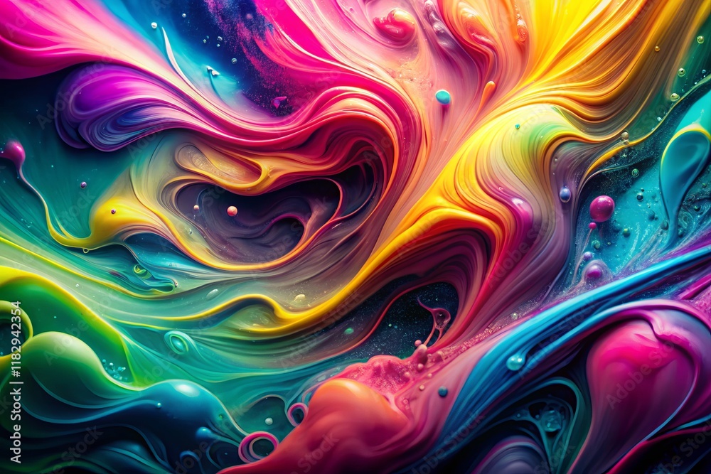 4K Neon Fluid Abstract Background: Stroboscopic Effect, Corporate Design, Negative Space 4K Neon Fluid Abstract Background: Stroboscopic Effect, Corporate Design, Negative Space