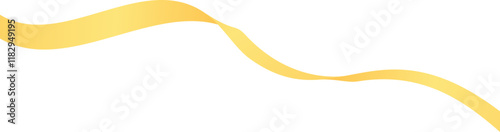 golden ribbon cancer awareness vector illustration