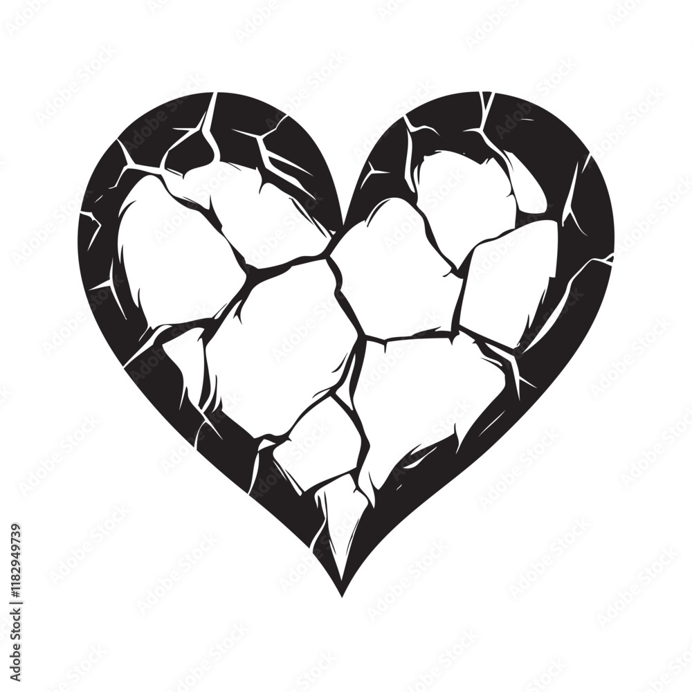 Fototapeta premium broken heart