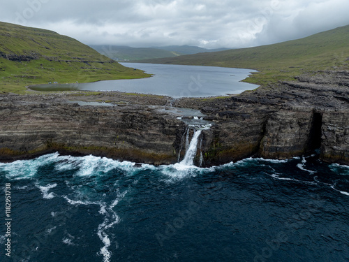 Bosdalafossur Waterfall - Faroe Islands photo