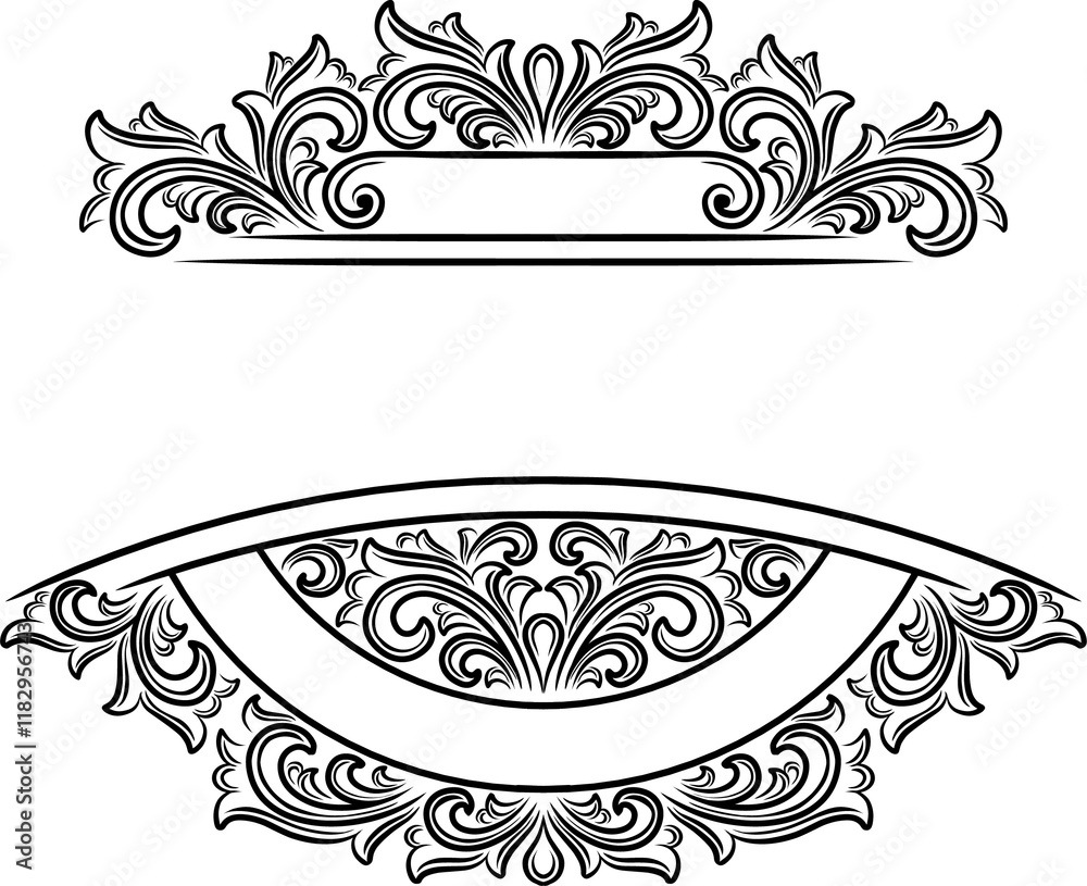 Fototapeta premium Vector Luxury ornament floral vector Illustration