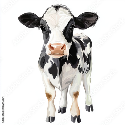 portrait of a cow