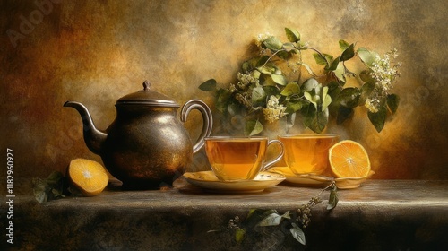 Still Life: Tea Time Elegance