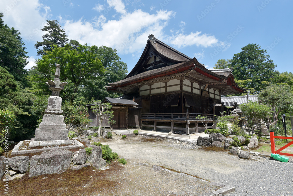 Obraz premium 比叡山里坊 求法寺走井堂 滋賀県大津市坂本